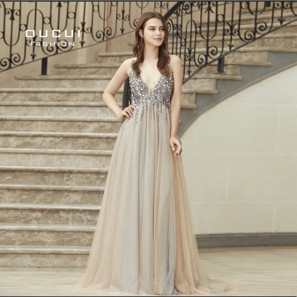 Sequin tulle dress